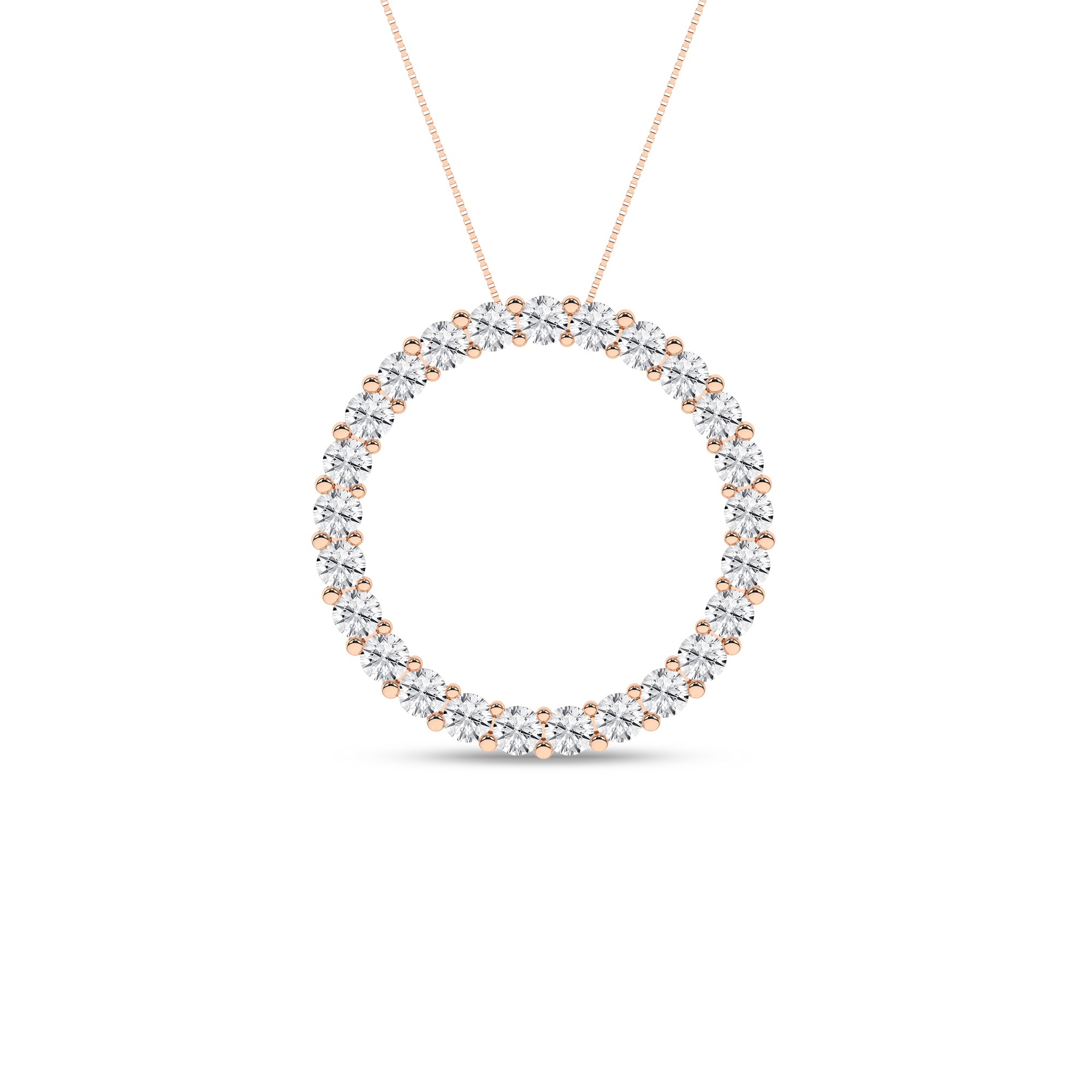 1ct. Diamond Circle Pendant