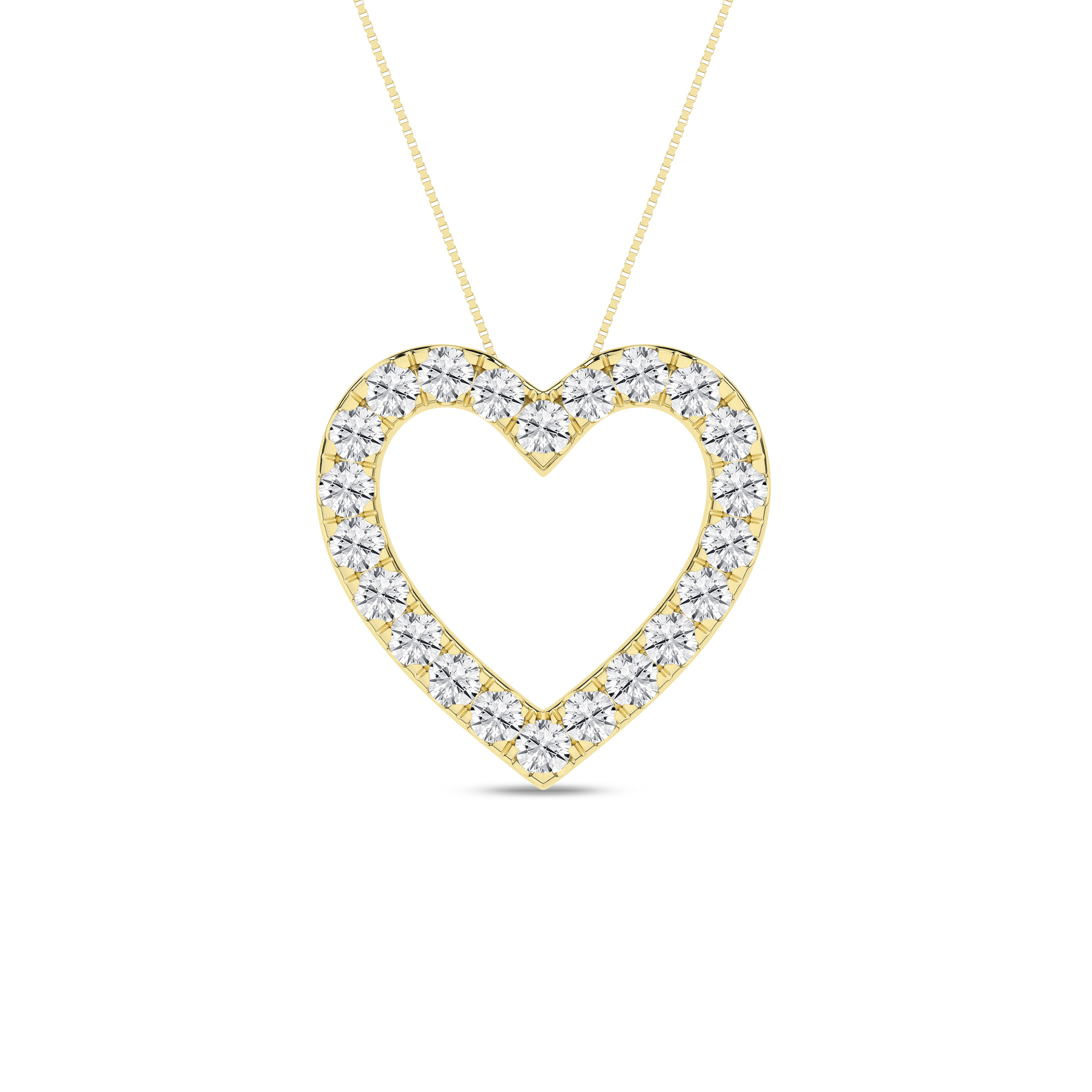 0.5ct. Diamond Heart Pendant