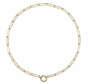 DY Madison® Elongated Chain Necklace in 18K Yellow Gold, 5mm