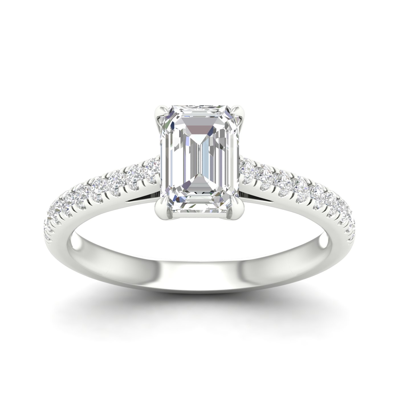 1.75ct. Diamond Classic Eng Ring (Emerald)