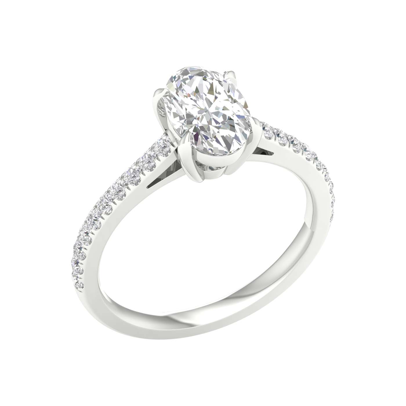 1.25ct. Diamond Classic Eng Ring (Oval)
