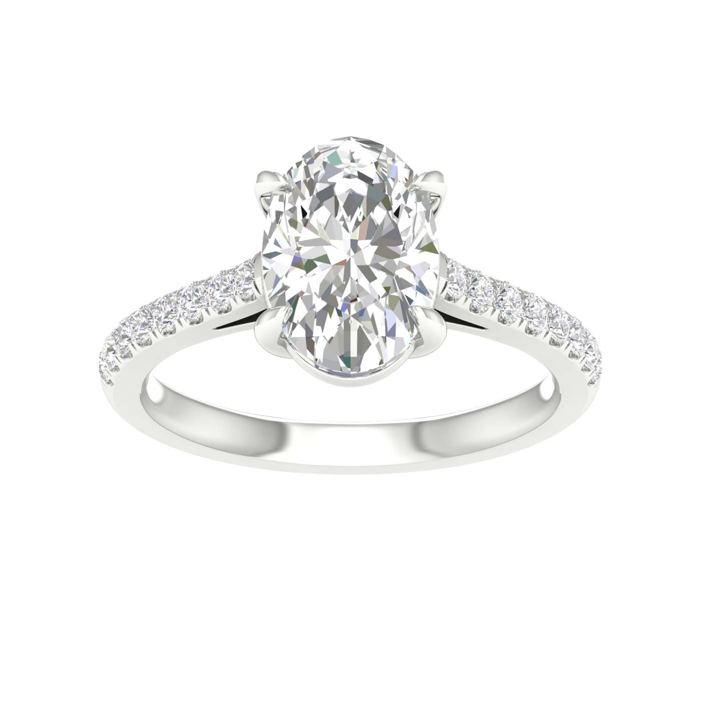 2.25ct. Diamond Classic Eng Ring (Oval)