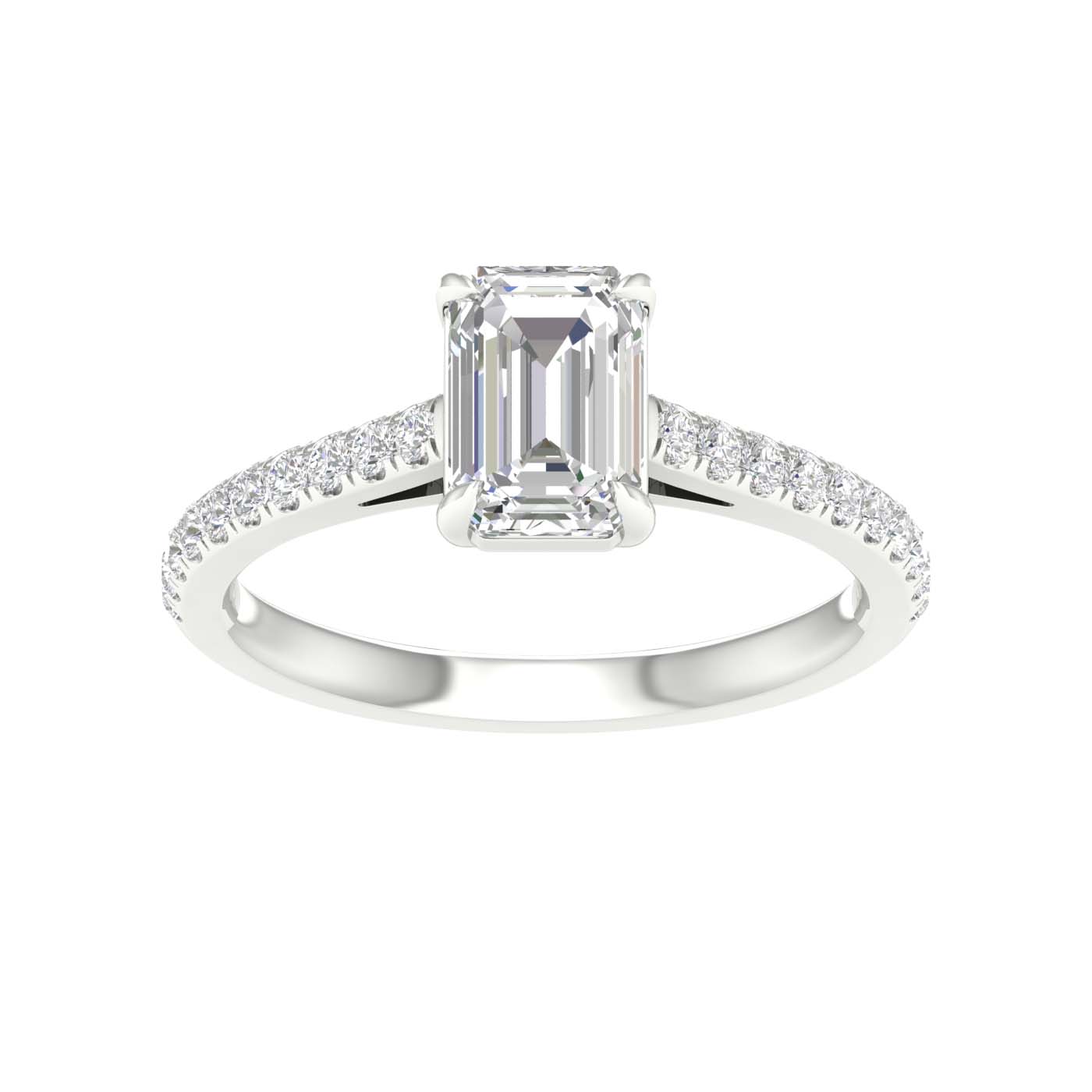 1.25ct. Diamond Classic Eng Ring (Emerald)