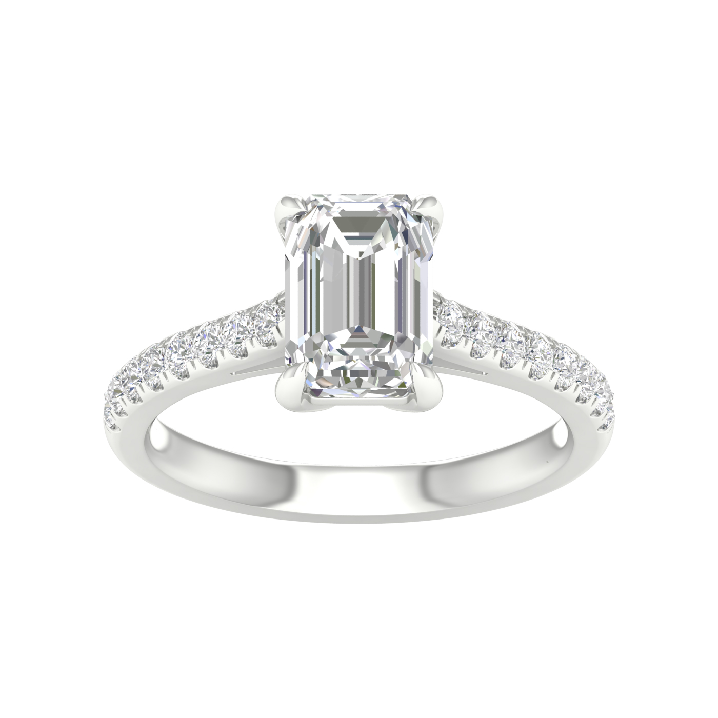 2.25ct. Diamond Classic Eng Ring (Emerald)