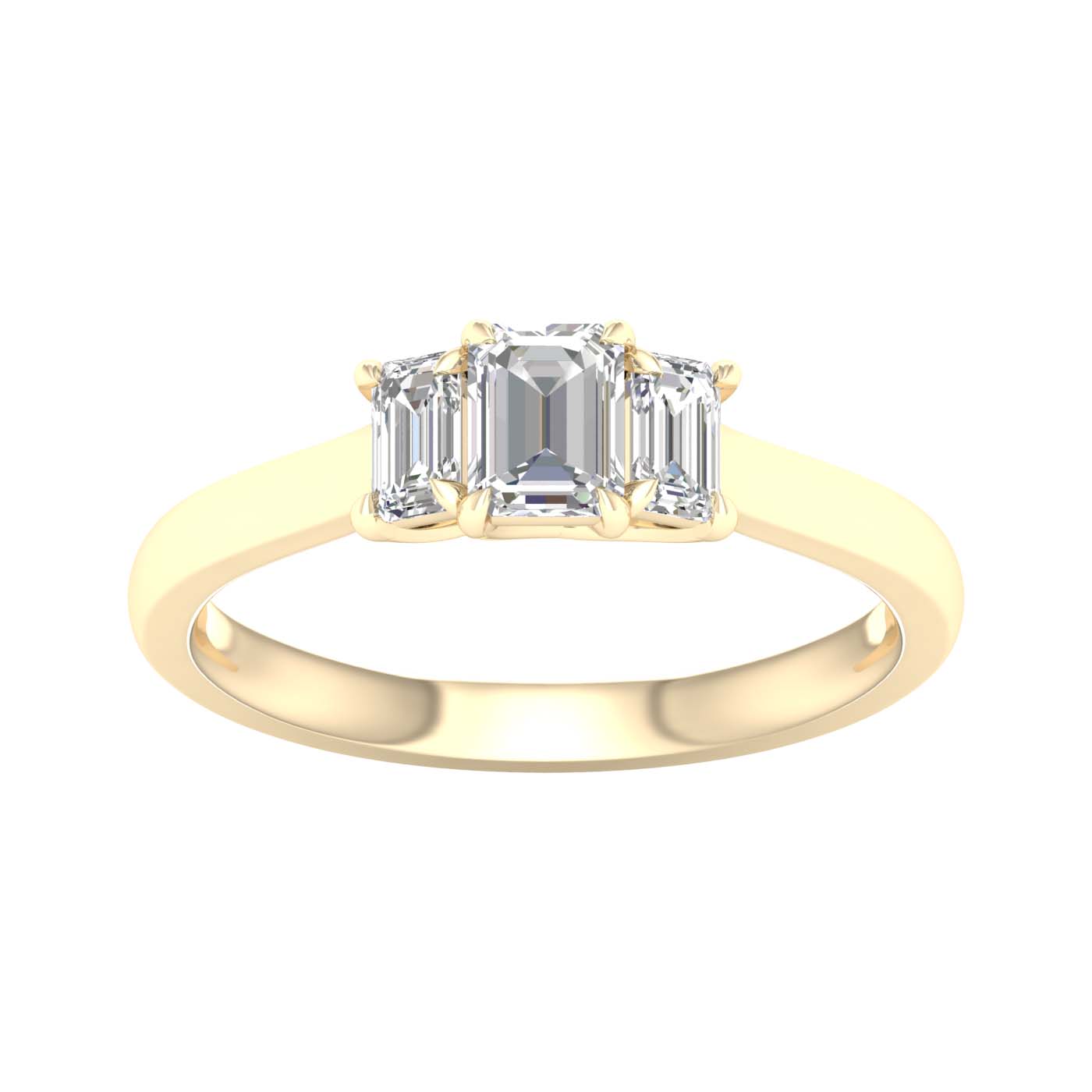 3 Stone Ring (Emerald)